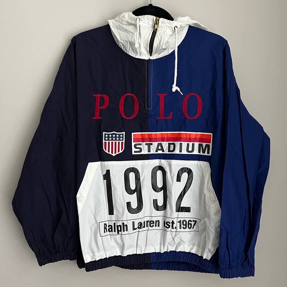 Vintage rare Ralph Lauren 1992 Stadium Popover unisex